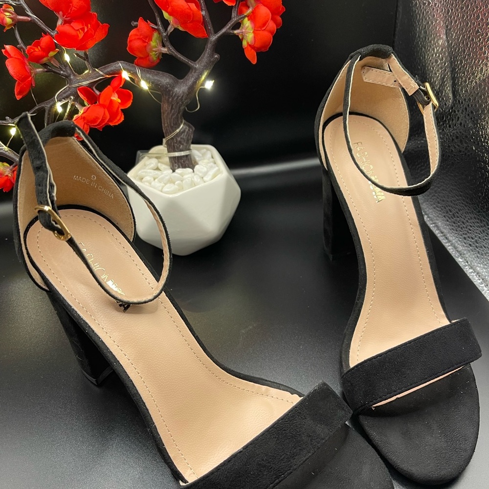 Black heels